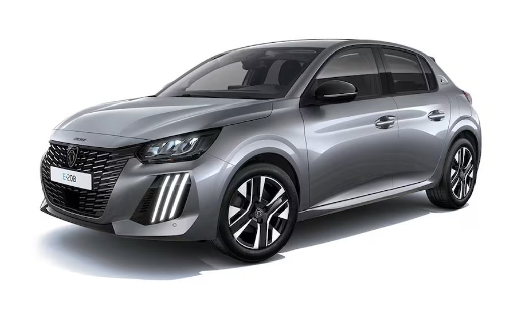 Peugeot 208 grise 2026 en location à Casablanca